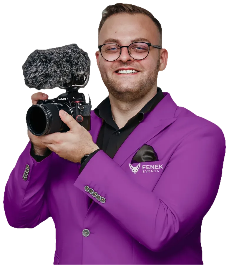 Kacper Podlewski, operator kamery i drona, Fenek Events